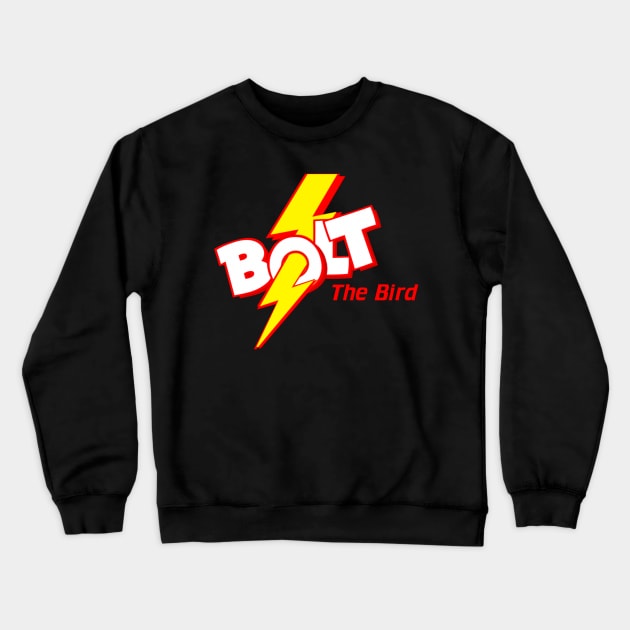 BOLT THE BIRD Crewneck Sweatshirt by Booster Tutor